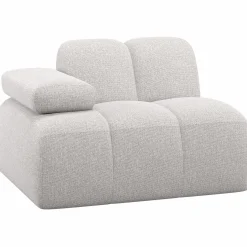 Sale WOOOD Mojo 1-zits element arm links bouclé ecru melange