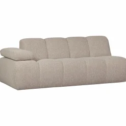 New WOOOD Mojo 2-zits element arm links bouclé Beige melange