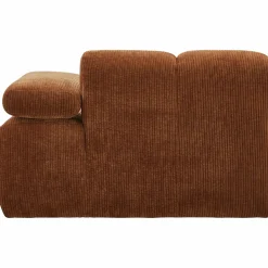 Outlet WOOOD Mojo 1-zits element arm rechts ribstof Roestbruin