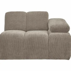 Online WOOOD Mojo 1-zits element arm rechts ribstof Donkerzand