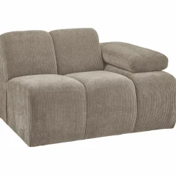 Online WOOOD Mojo 1-zits element arm rechts ribstof Donkerzand