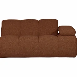 Clearance WOOOD Mojo 1,5-zits element arm rechts bouclé Roestbruin melange