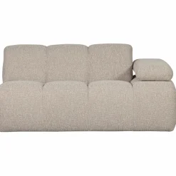 Clearance WOOOD Mojo 1,5-zits element arm rechts bouclé Beige melange