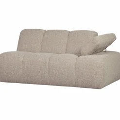 Clearance WOOOD Mojo 1,5-zits element arm rechts bouclé Beige melange