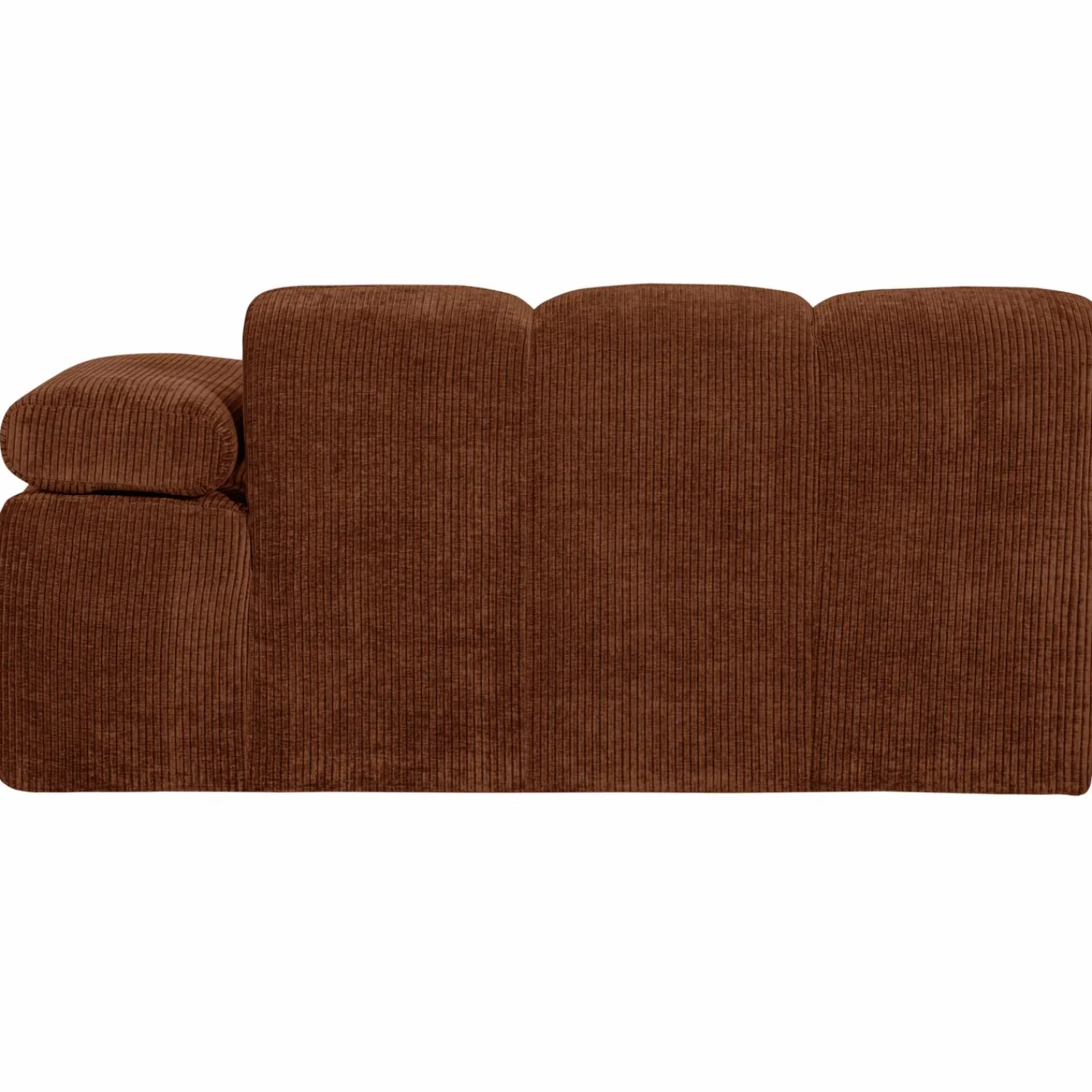 Online WOOOD Mojo 1,5-zits element arm rechts ribstof Roestbruin