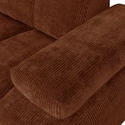 Online WOOOD Mojo 1,5-zits element arm rechts ribstof Roestbruin