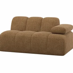 Clearance WOOOD Mojo 1,5-zits element arm rechts wollig Honinggeel