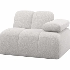 Hot WOOOD Mojo 1-zits element arm rechts bouclé ecru melange