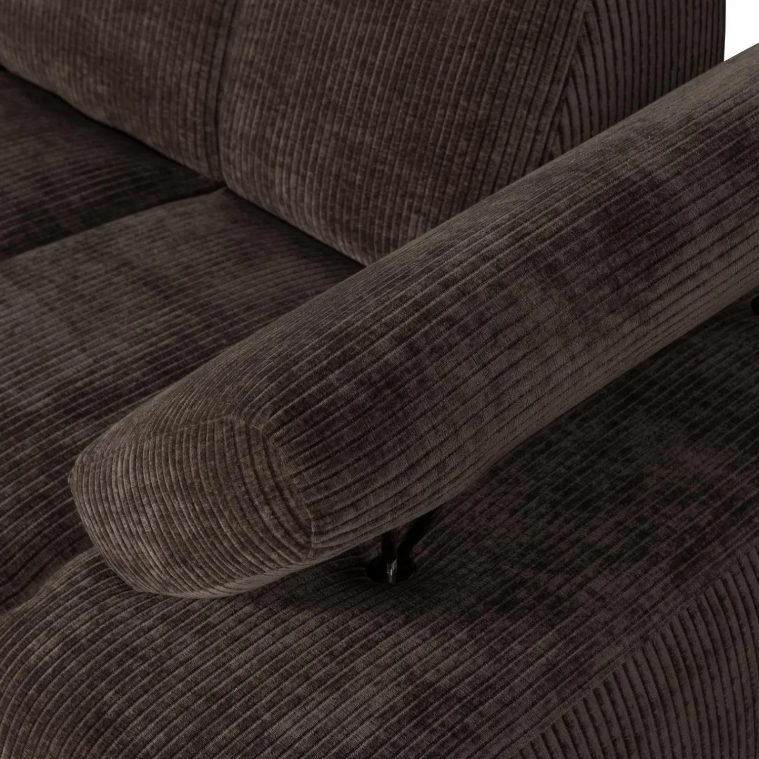 Clearance WOOOD Mojo 1,5-zits element arm rechts ribstof Bruin