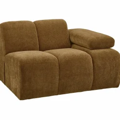 Discount WOOOD Mojo 1-zits element arm rechts ribstof Honinggeel