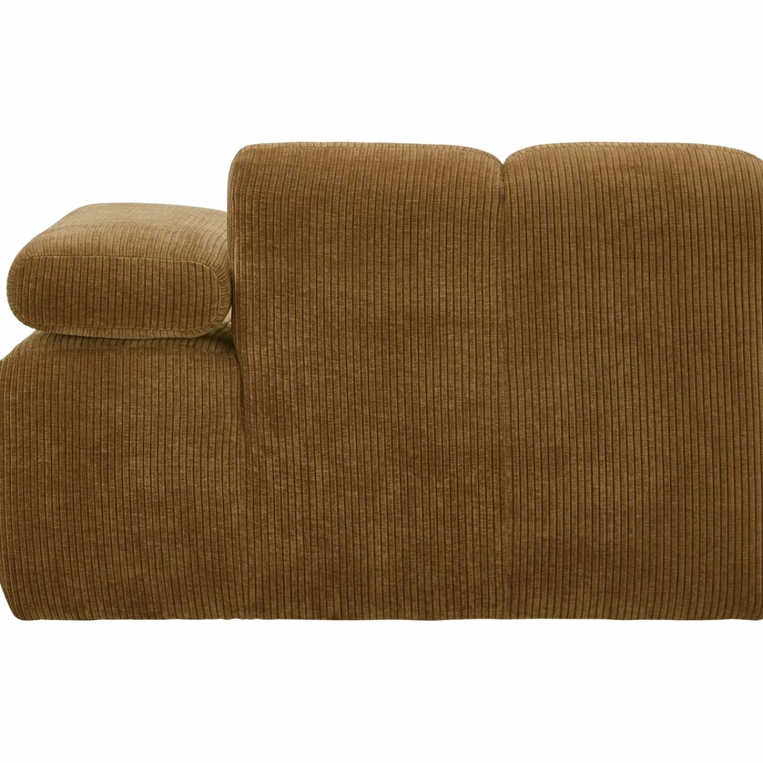 Discount WOOOD Mojo 1-zits element arm rechts ribstof Honinggeel