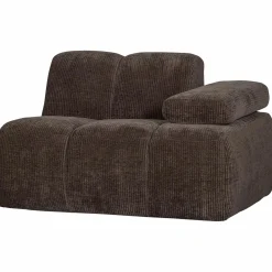 Online WOOOD Mojo 1-zits element arm rechts ribstof Bruin