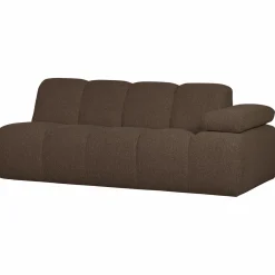 Best WOOOD Mojo 2-zits element arm rechts bouclé Bruin melange