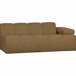 Online WOOOD Mojo 2-zits element arm rechts bouclé Geel/bruin melange