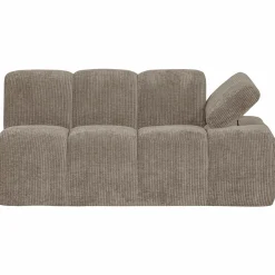 Hot WOOOD Mojo 1,5-zits element arm rechts ribstof Donkerzand