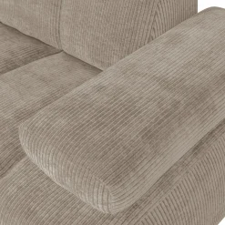 Hot WOOOD Mojo 1,5-zits element arm rechts ribstof Donkerzand