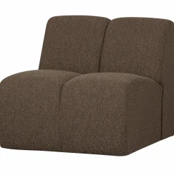 WOOOD Mojo 1-zits element bouclé Bruin melange