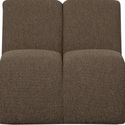 WOOOD Mojo 1-zits element bouclé Bruin melange