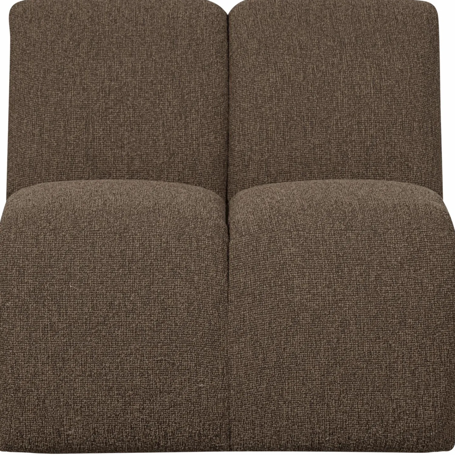 WOOOD Mojo 1-zits element bouclé Bruin melange