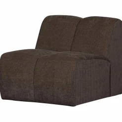 Outlet WOOOD Mojo 1-zits element ribstof Bruin