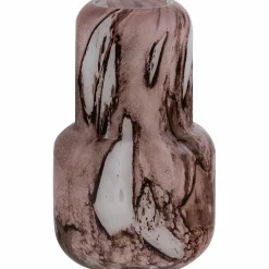 Best WOOOD Monika handgevormde vaas glas bruin