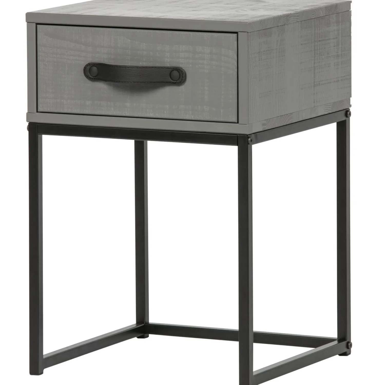 New WOOOD Morris nachtkast grenen leem