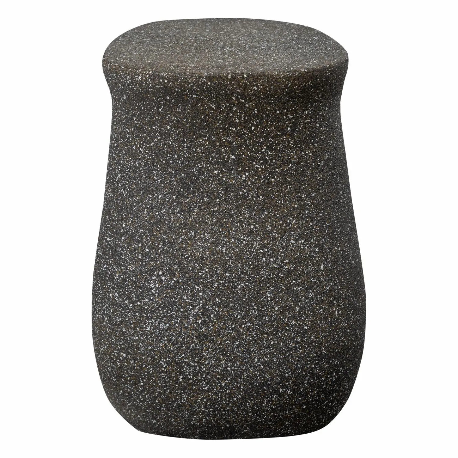 Best WOOOD Moson bijzettafel met spikkels Zwart