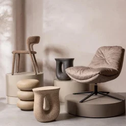 New WOOOD Moson bijzettafel met spikkels Groen