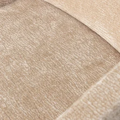 Discount WOOOD Mount eetkamerstoel met armleuning 3D chenille Zand