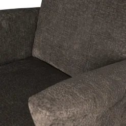 Online WOOOD Muse fauteuil grof geweven stof Grijs/bruin