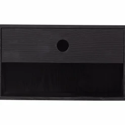 WOOOD Nancy hangend nachtkastje Zwart