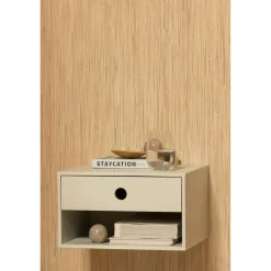 WOOOD Nancy hangend nachtkastje Mist