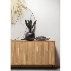 Sale WOOOD New Gravure dressoir 200 cm eiken blanke lak Naturel