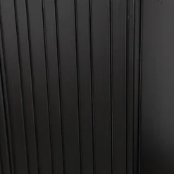 Clearance WOOOD New Gravure hoge kast met lade grenen Zwart