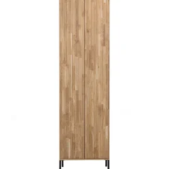 Online WOOOD New Gravure hoge kast met lade eiken blanke lak Naturel