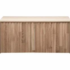 Best WOOOD New Gravure kistbank eiken blanke lak Naturel