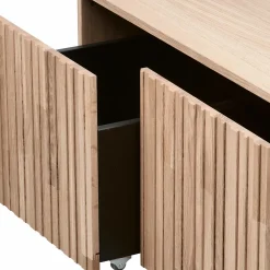 Best WOOOD New Gravure kistbank eiken blanke lak Naturel