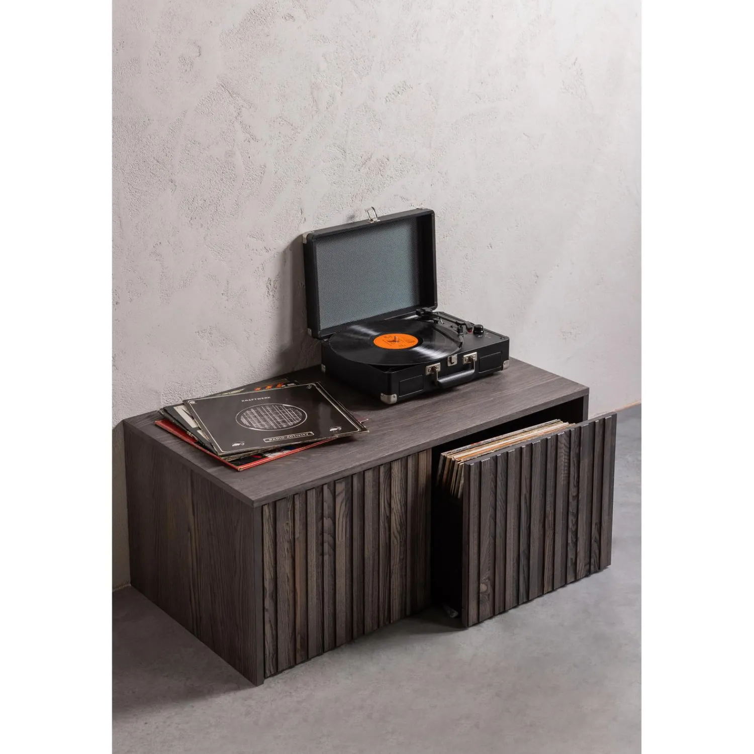 Sale WOOOD New Gravure kistbank essen Espresso