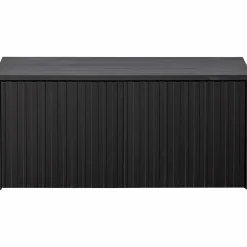 WOOOD New Gravure kistbank grenen Zwart