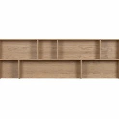 Clearance WOOOD New Gravure opzetkast eiken blanke lak Naturel