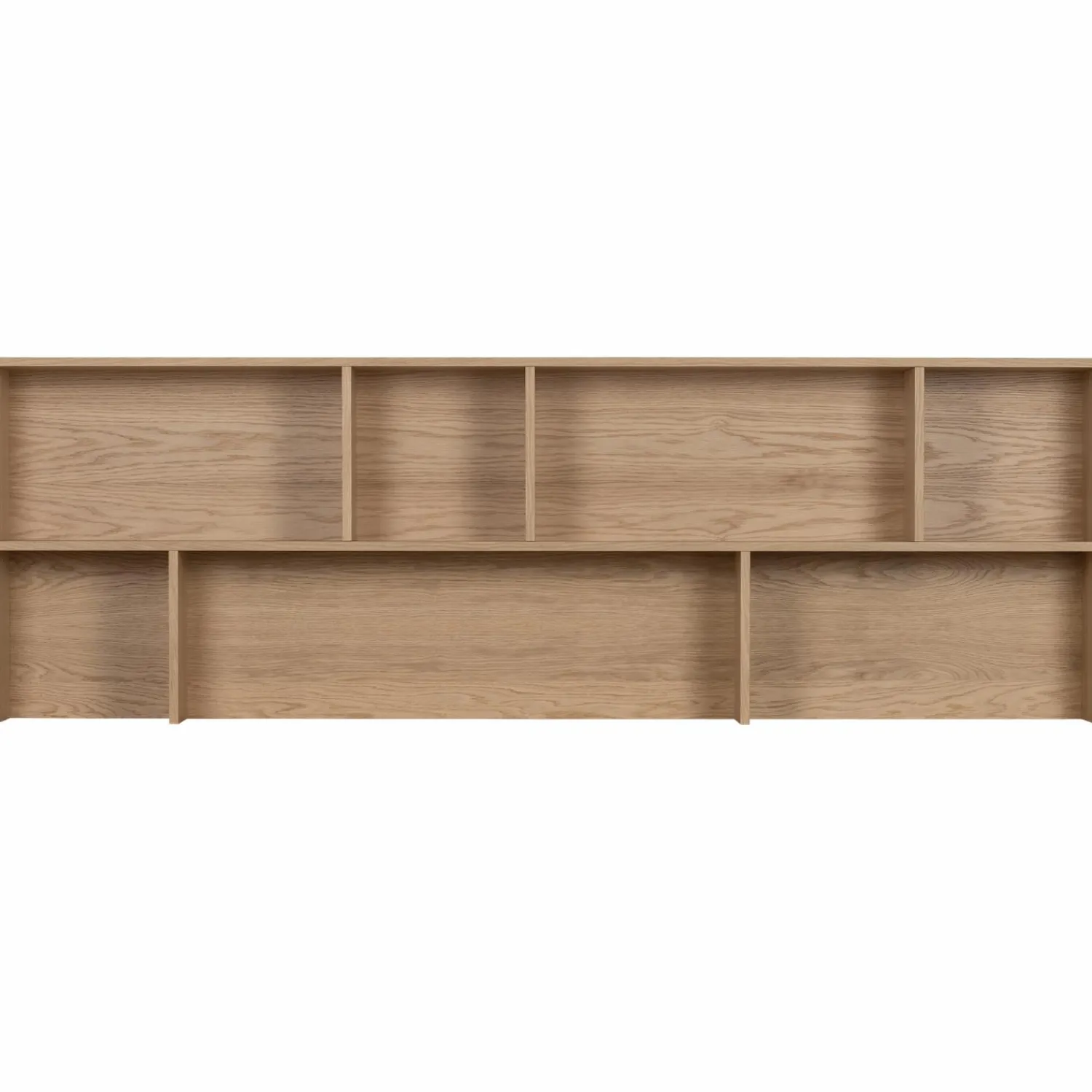 Clearance WOOOD New Gravure opzetkast eiken blanke lak Naturel