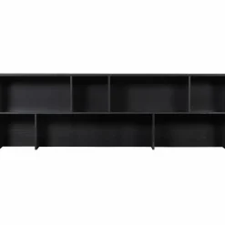 WOOOD New Gravure opzetkast grenen Zwart