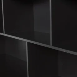 WOOOD New Gravure opzetkast grenen Zwart