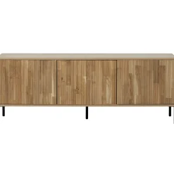 WOOOD New Gravure tv meubel 150 cm eiken blanke lak Naturel