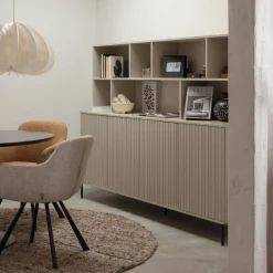 New WOOOD New Gravure wandkast grenen Dust