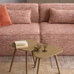 Hot WOOOD Nila bijzettafels - set van 2 Mud