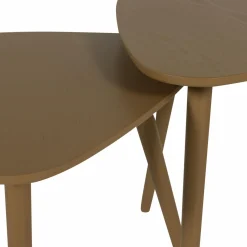 Hot WOOOD Nila bijzettafels - set van 2 Mud