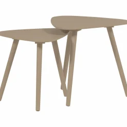 Clearance WOOOD Nila bijzettafels - set van 2 Zand