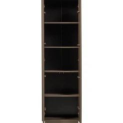 Best WOOOD Nova hoge opbergkast grenen truffel bruin