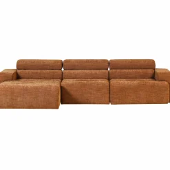 Outlet WOOOD Novi chaise longue bank links Oranje melange